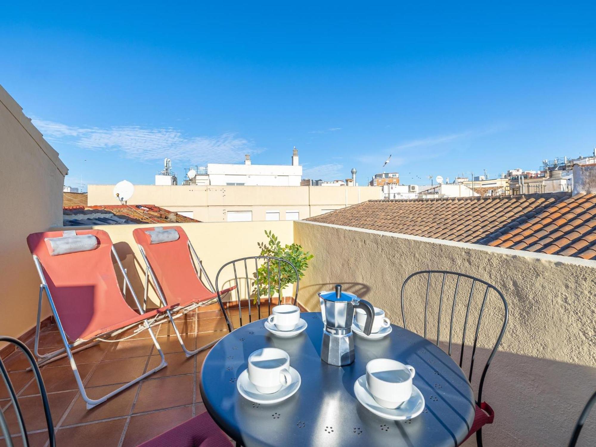 H2M Lazcano With Sunny Terrace In Old Town Málaga Dış mekan fotoğraf